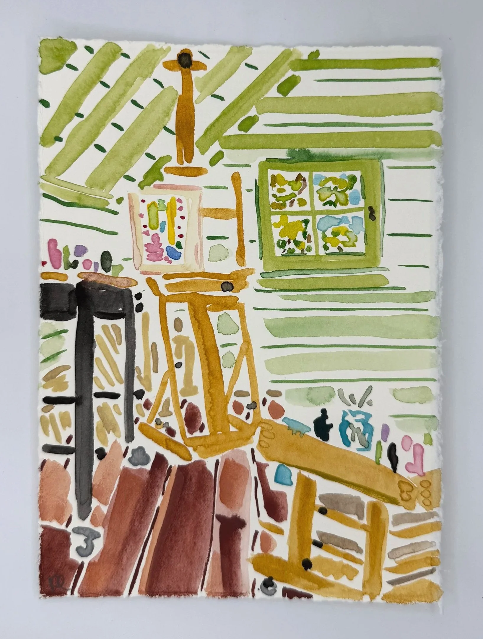 November 14, 2025 Morning Find, a 5 x 7 inch original watercolor sketch by Kate Lewis