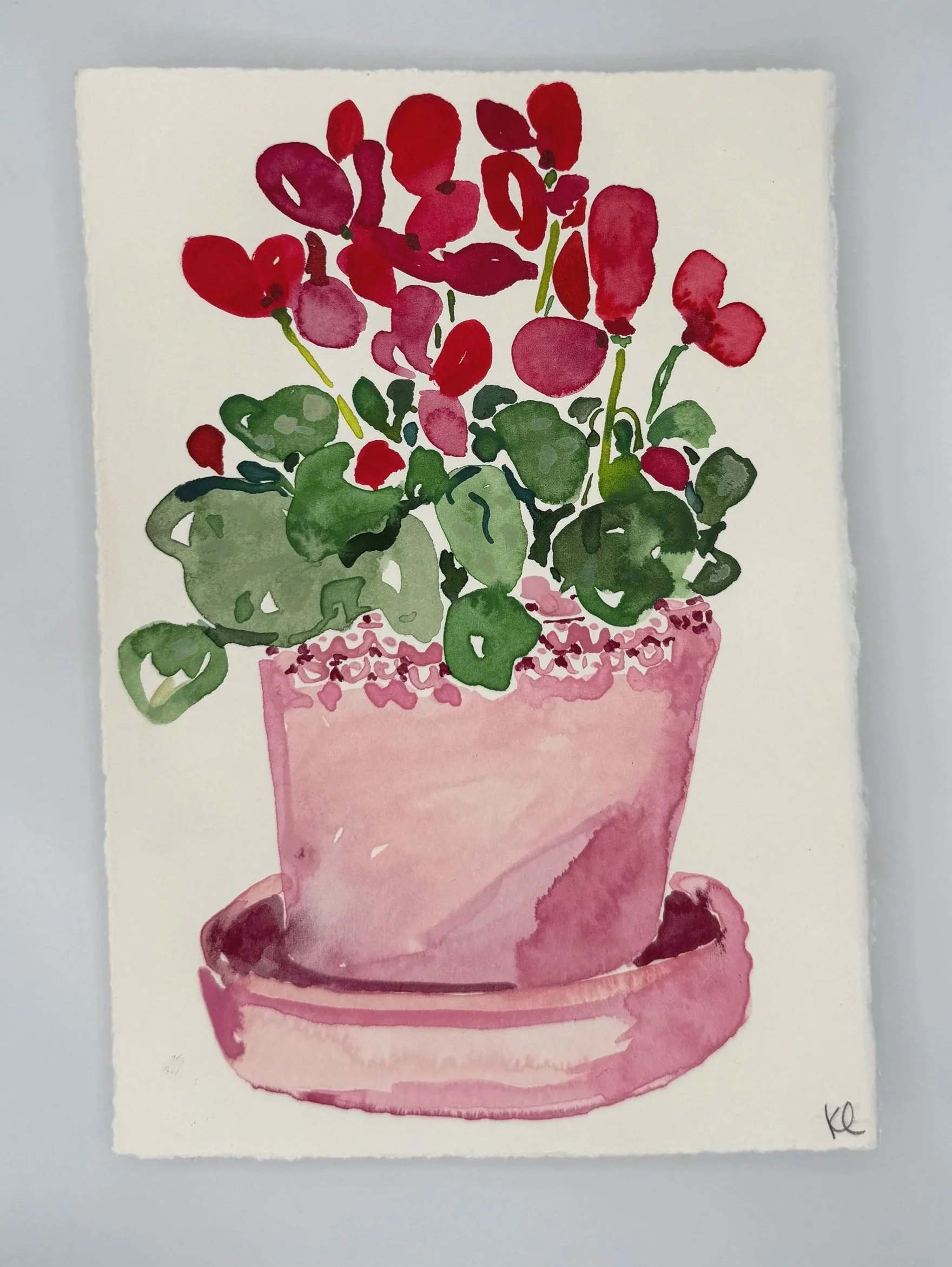 December 8, 2025 Morning Find, a 5 x 7 inch original watercolor sketch by Kate Lewis