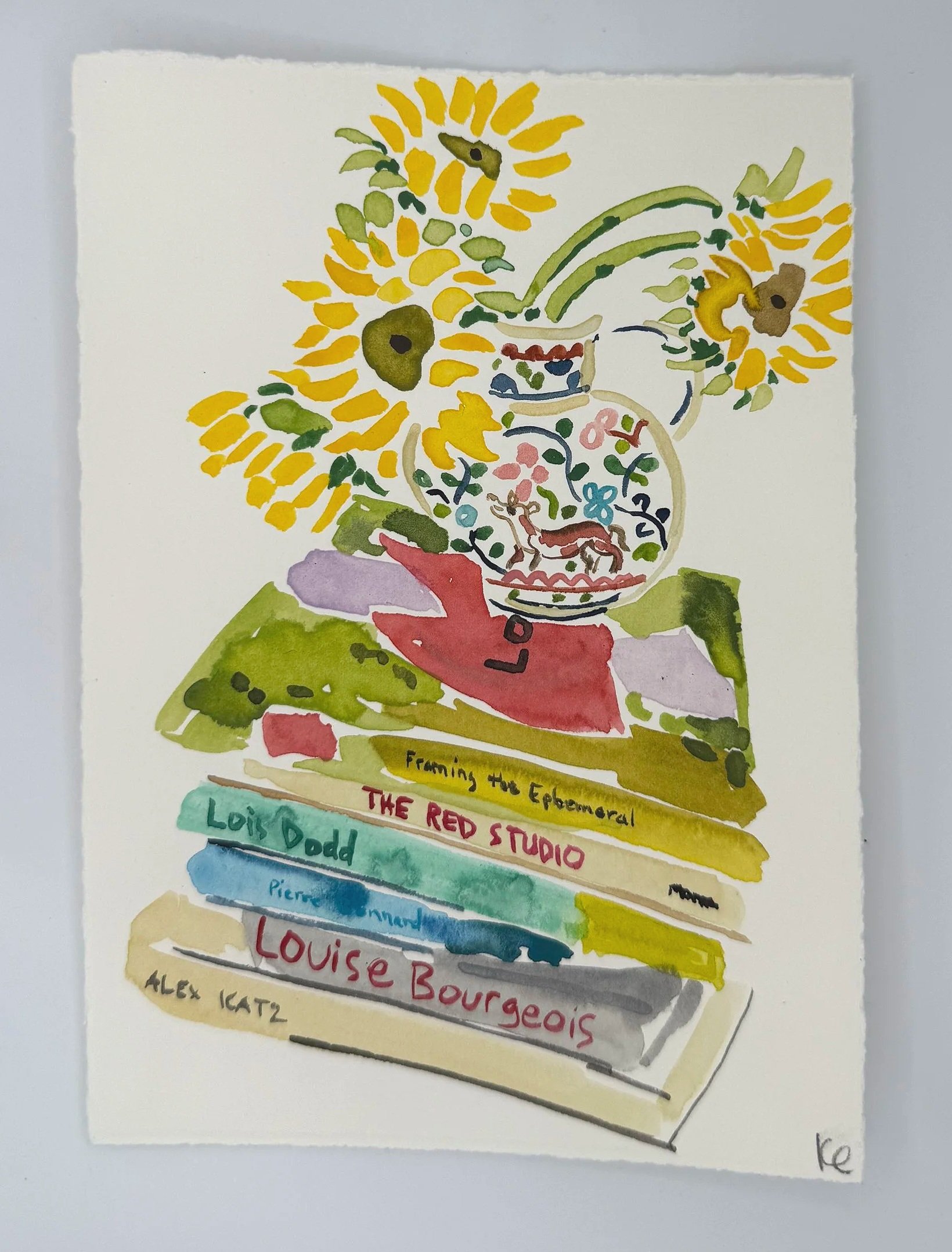 November 25, 2025 Morning Find, a 5 x 7 inch original watercolor sketch by Kate Lewis