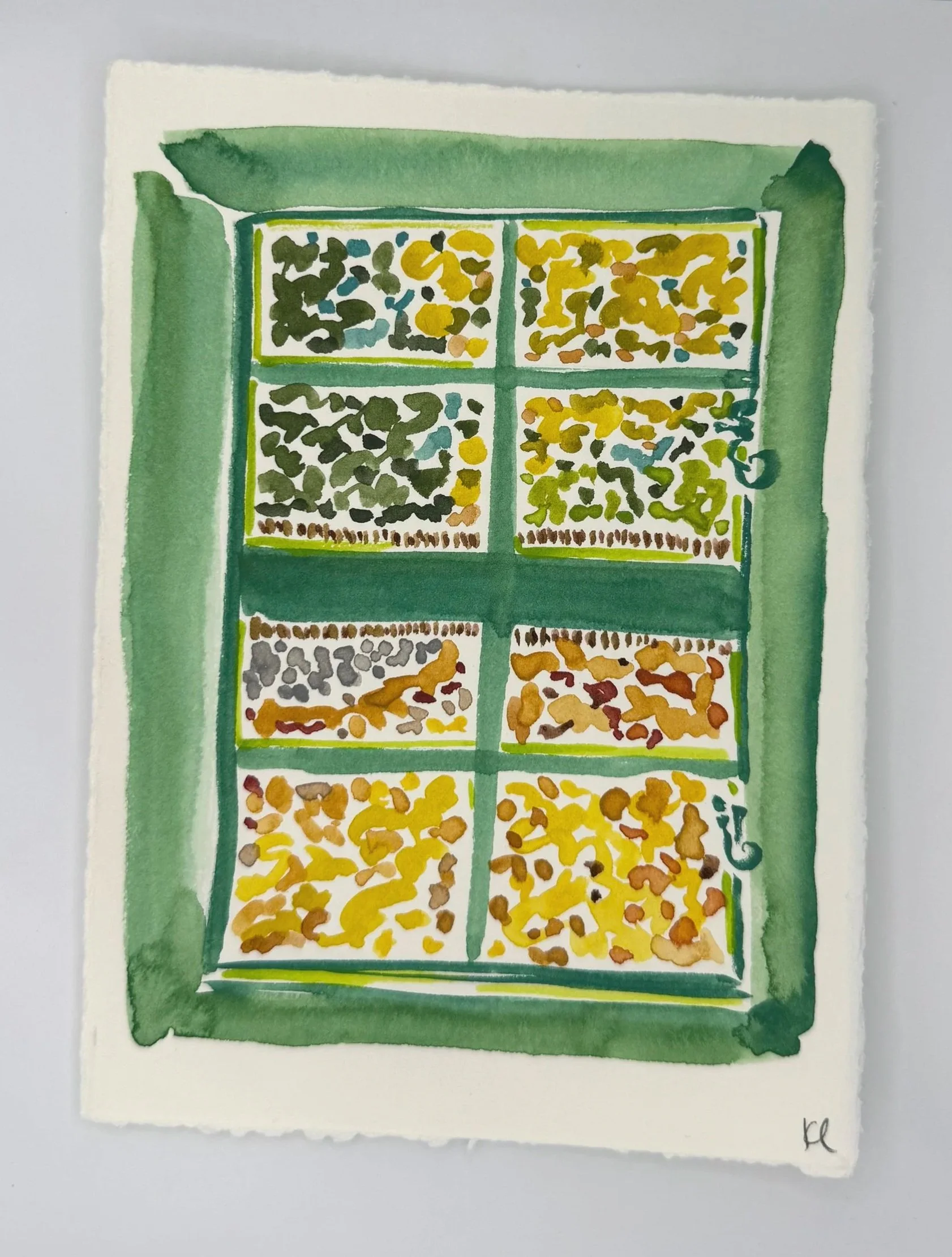 November 11, 2025 Morning Find, a 5 x 7 inch original watercolor sketch by Kate Lewis