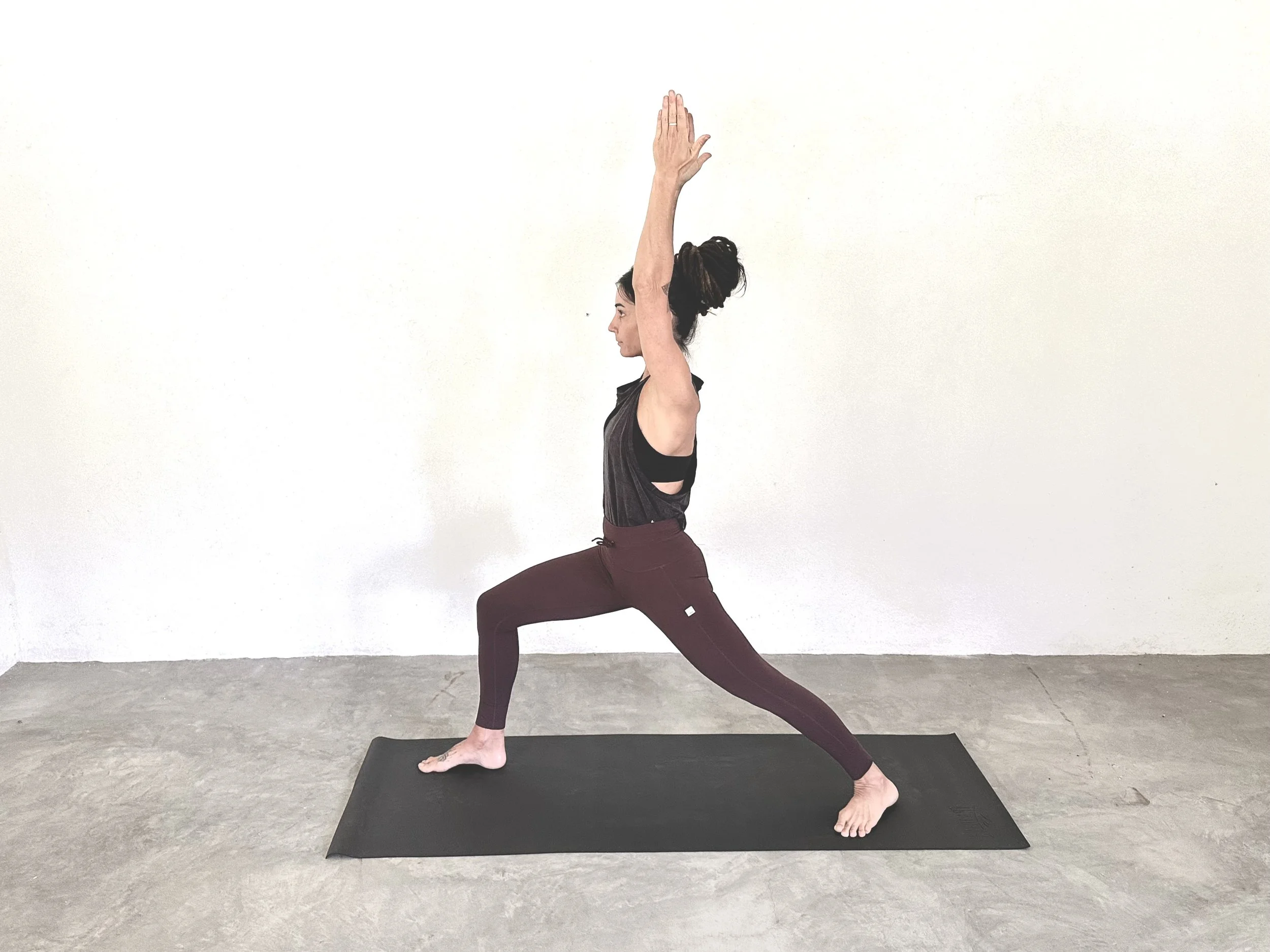 Yoga Asana: Warrior I or Virabhadrasana I