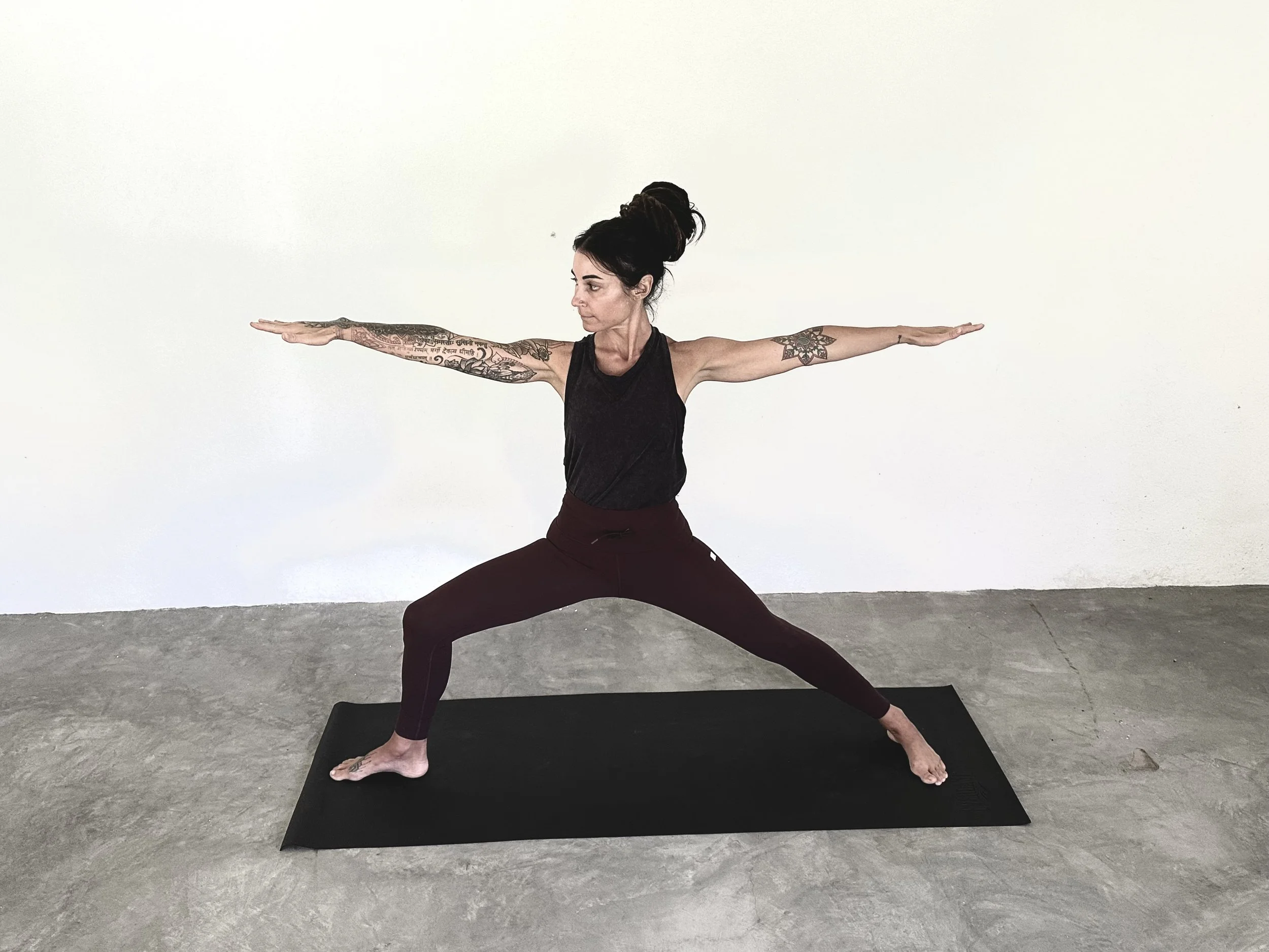 Yoga Asana: Warrior II or Virabhadrasana II