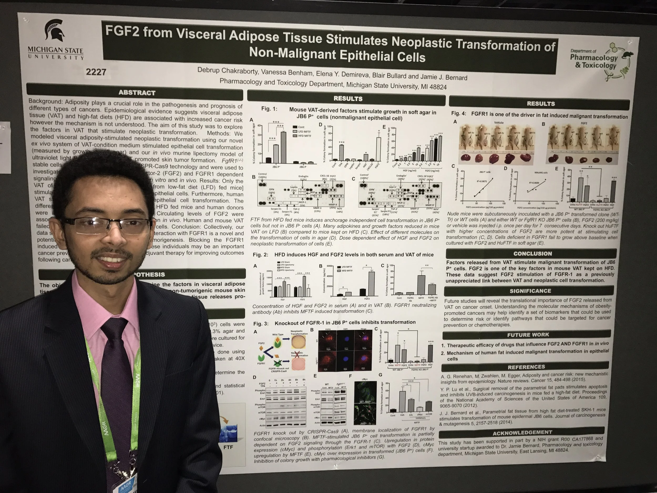 Debrup presenting at AACR 2017
