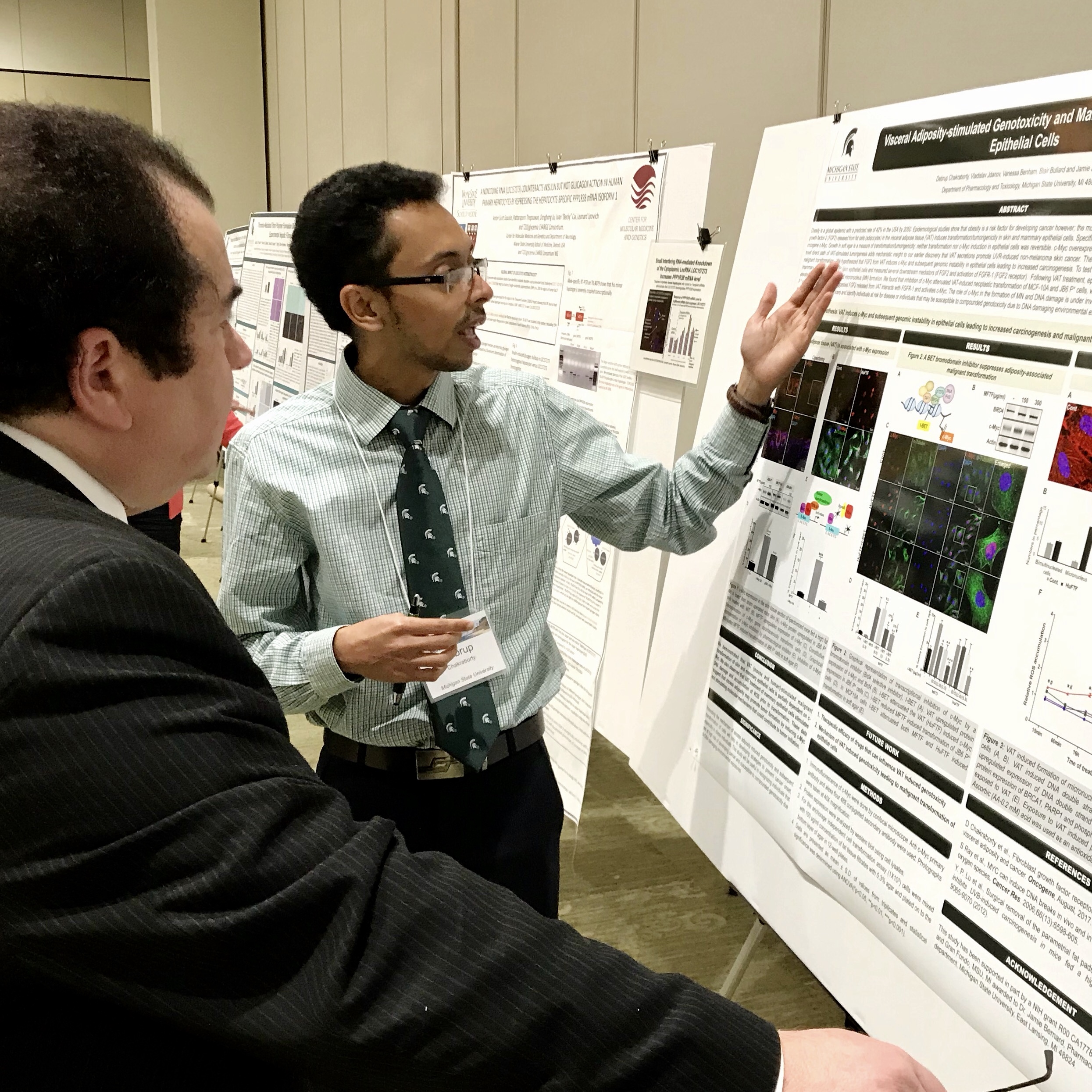 Debrup presenting at Michigan SOT annual meeting at Wayne State. Congrats on first place postdoc presentation!