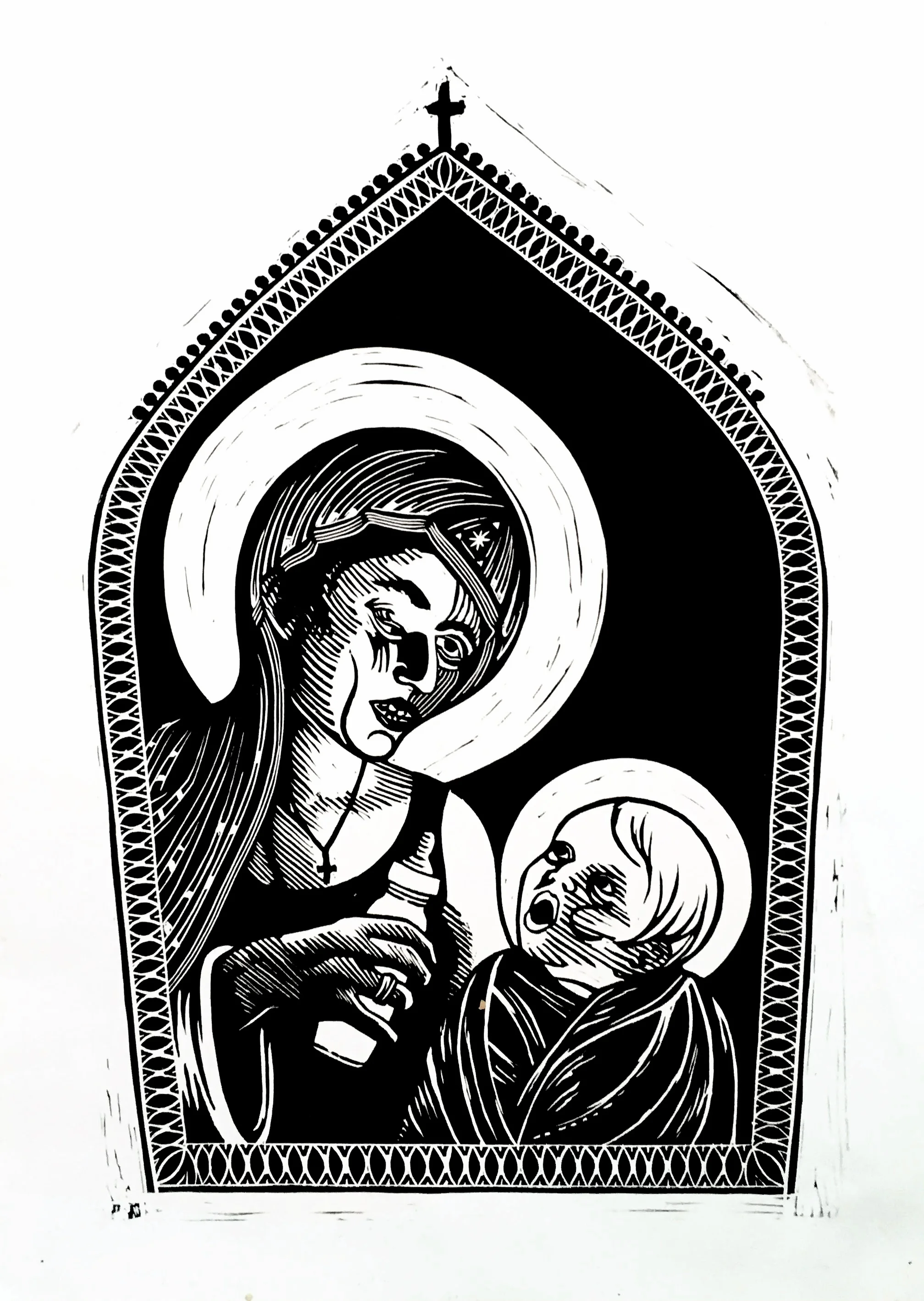  linoleum cut&nbsp;  2012    