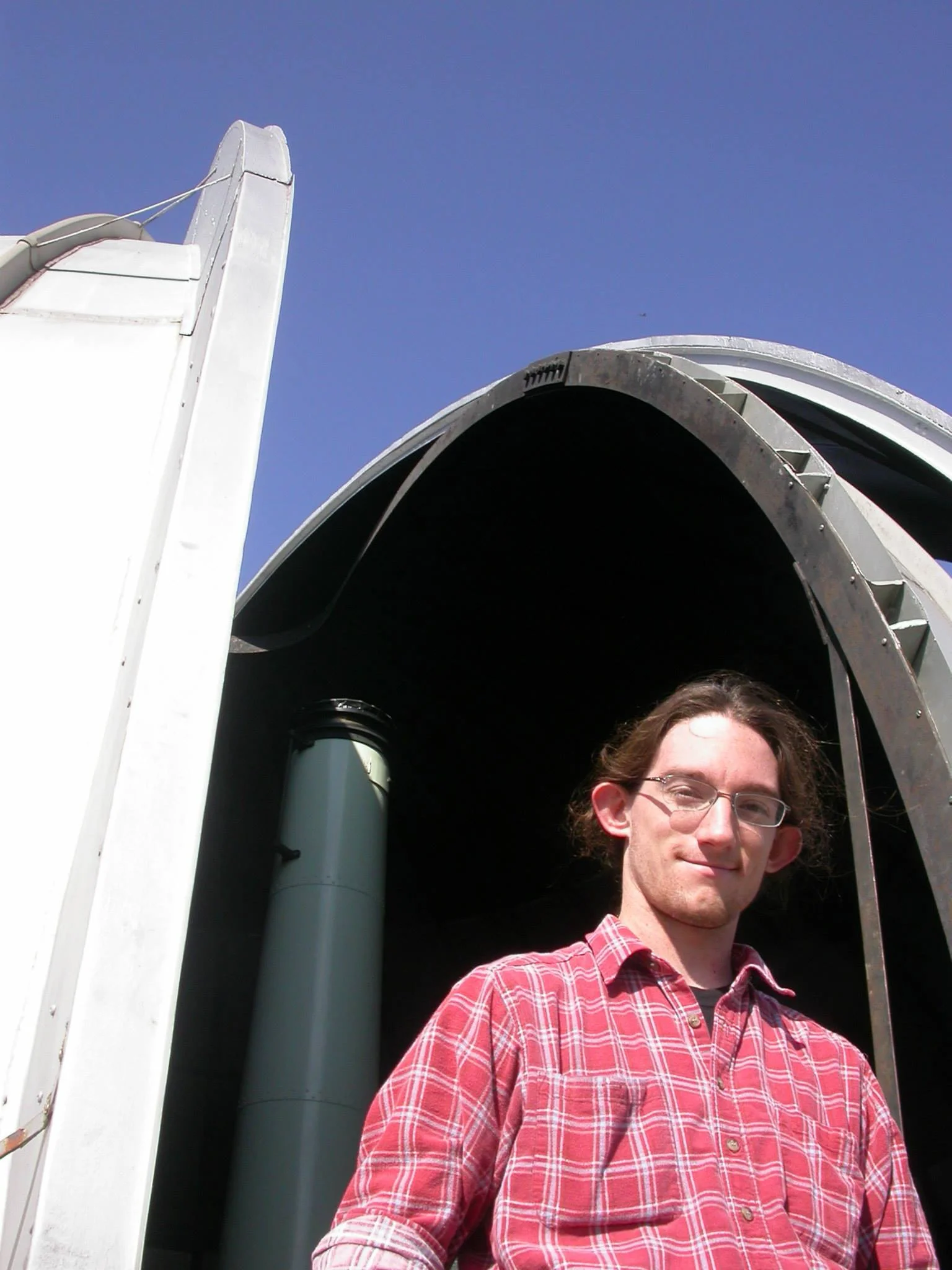 Just doing a little annual maintenance on the 16" Alvin Clark and Sons refractor at the Cincinnati Observatory . Image Credit: Dean Regas
