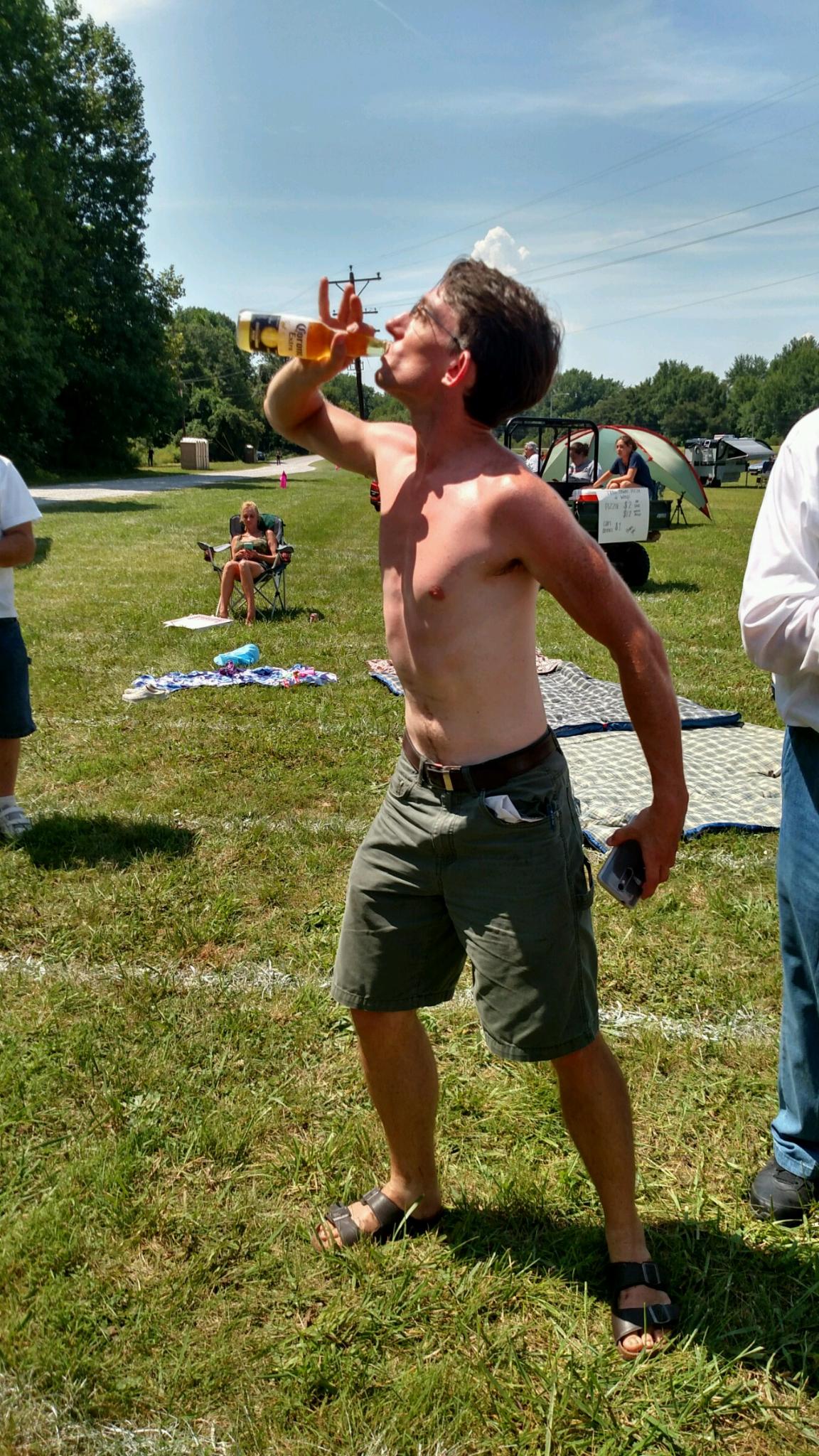 I don't normally drink Corona beer, but when I do it's to celebrate seeing the solar corona. Image credit: Paul Blasing