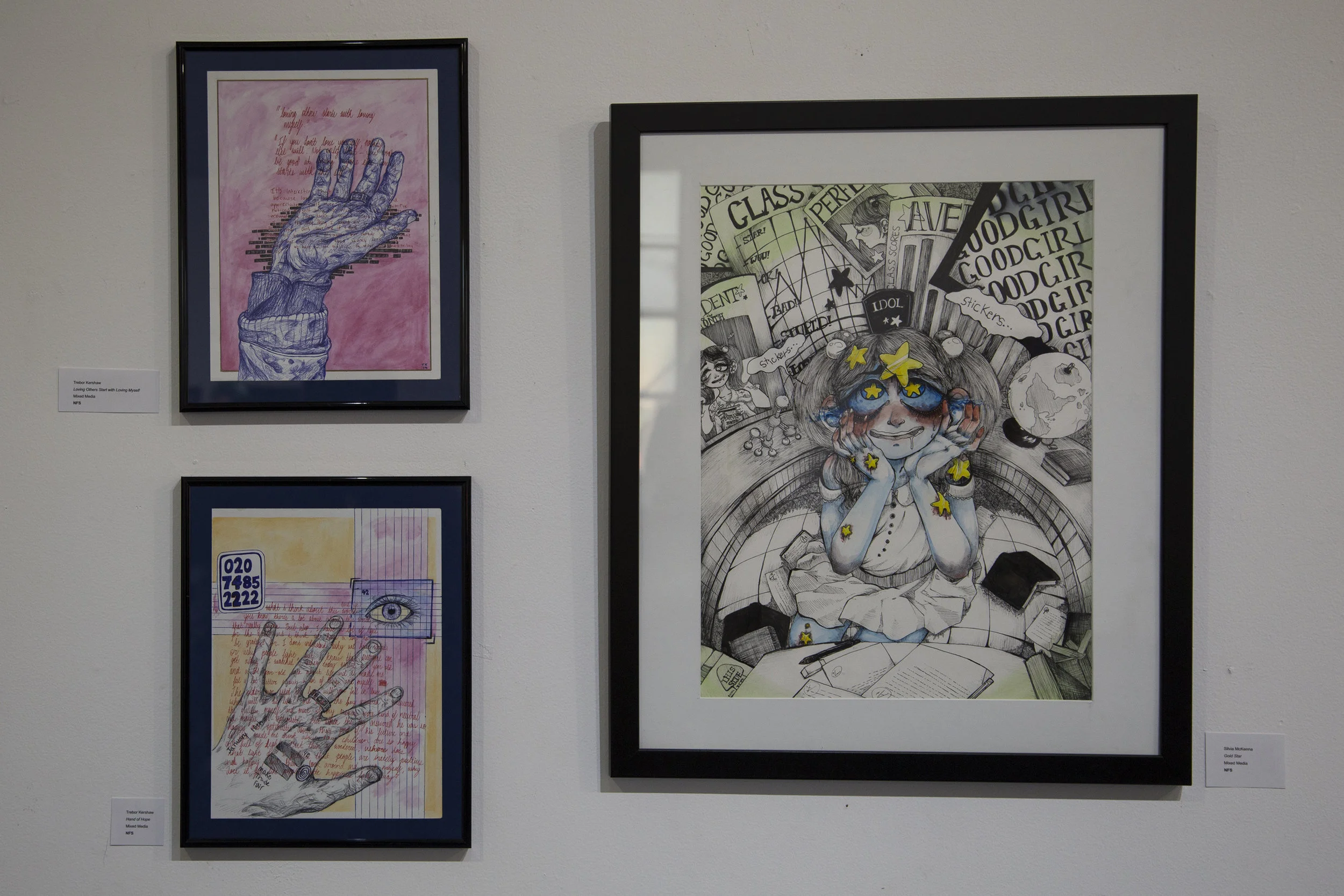 Artwork from Trevor Kershaw and Sylvia McKenna -- Photo by Caroline Chidester