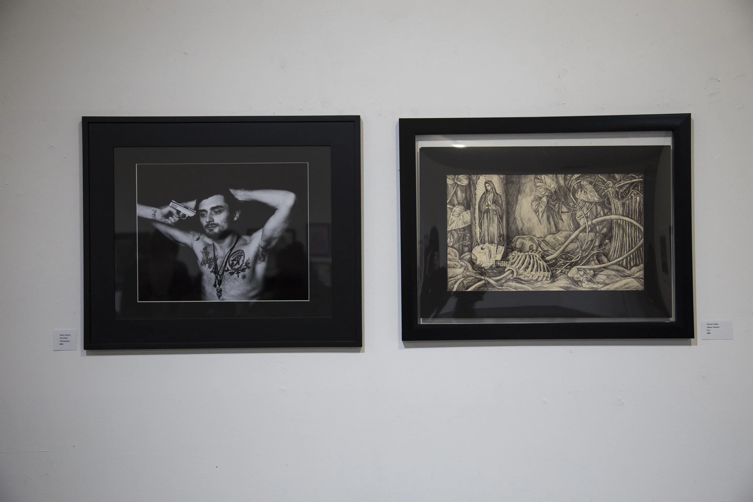 Artwork by Maren Reisch and Hannah Hatleyinstallation -- Photo by Caroline Chidester