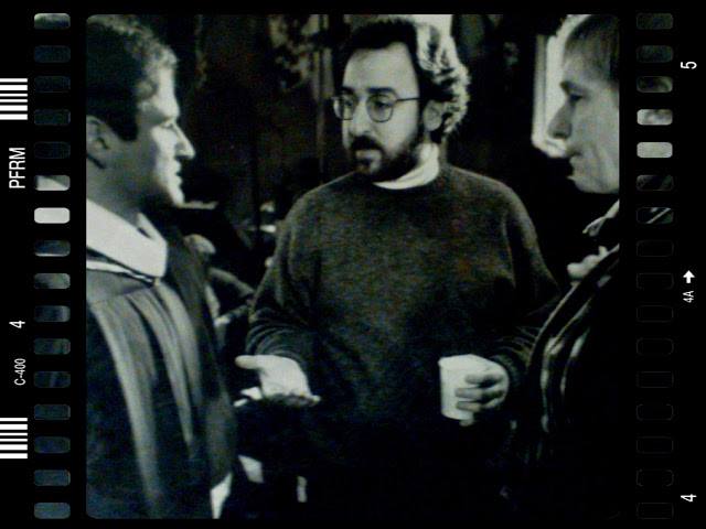 Steven Haft speaks to Robin Williams on set of Dead Poets Society
