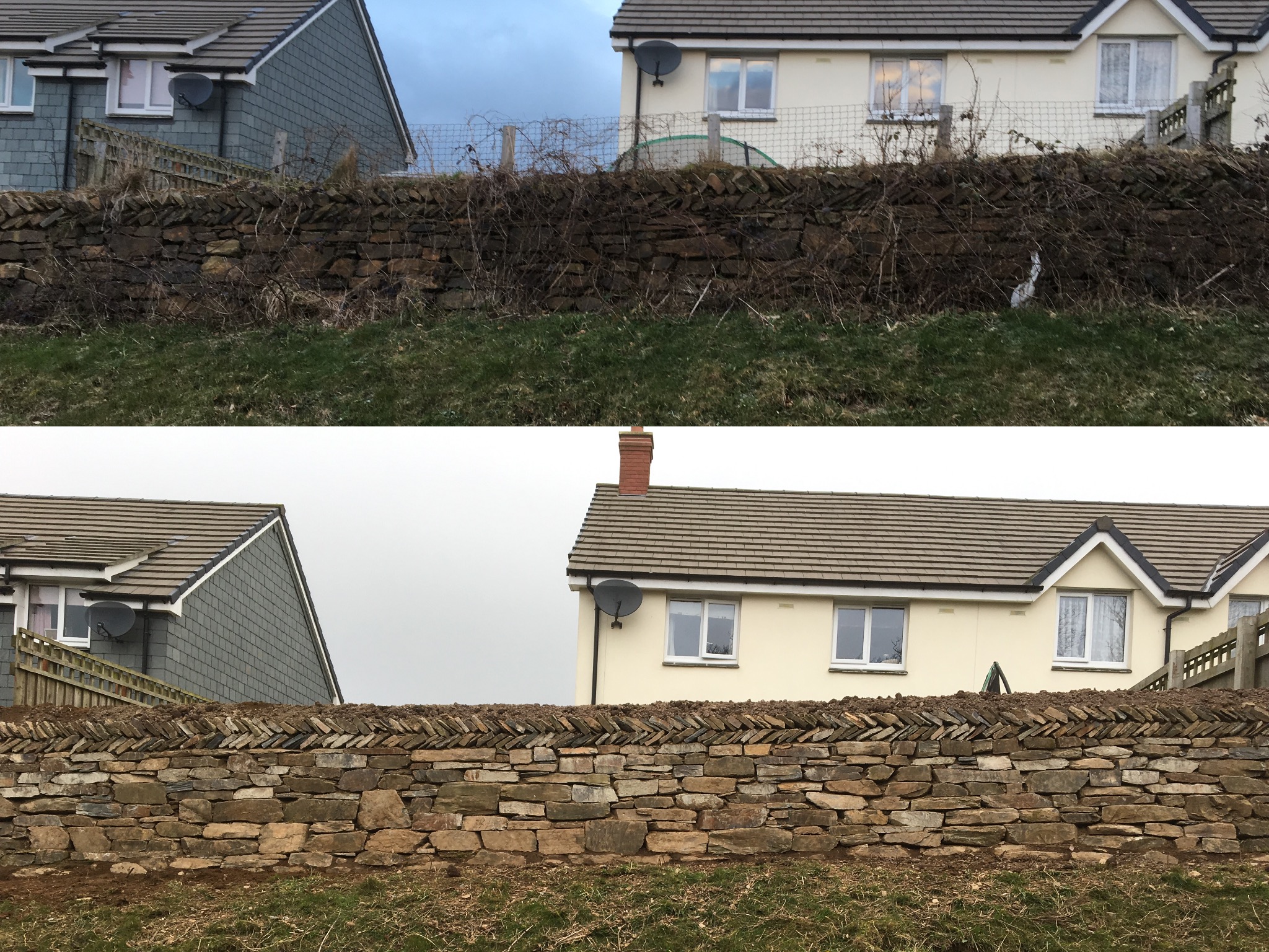 Cornish Hedge rebuild