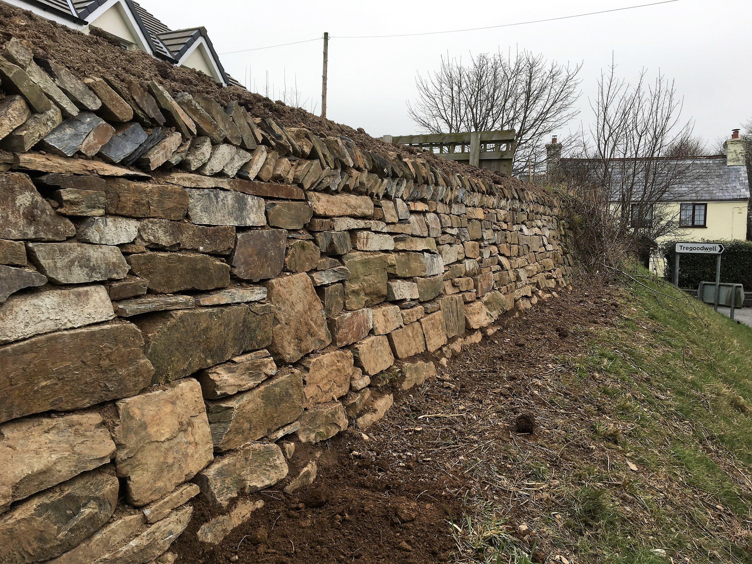 High quality Cornish wall 