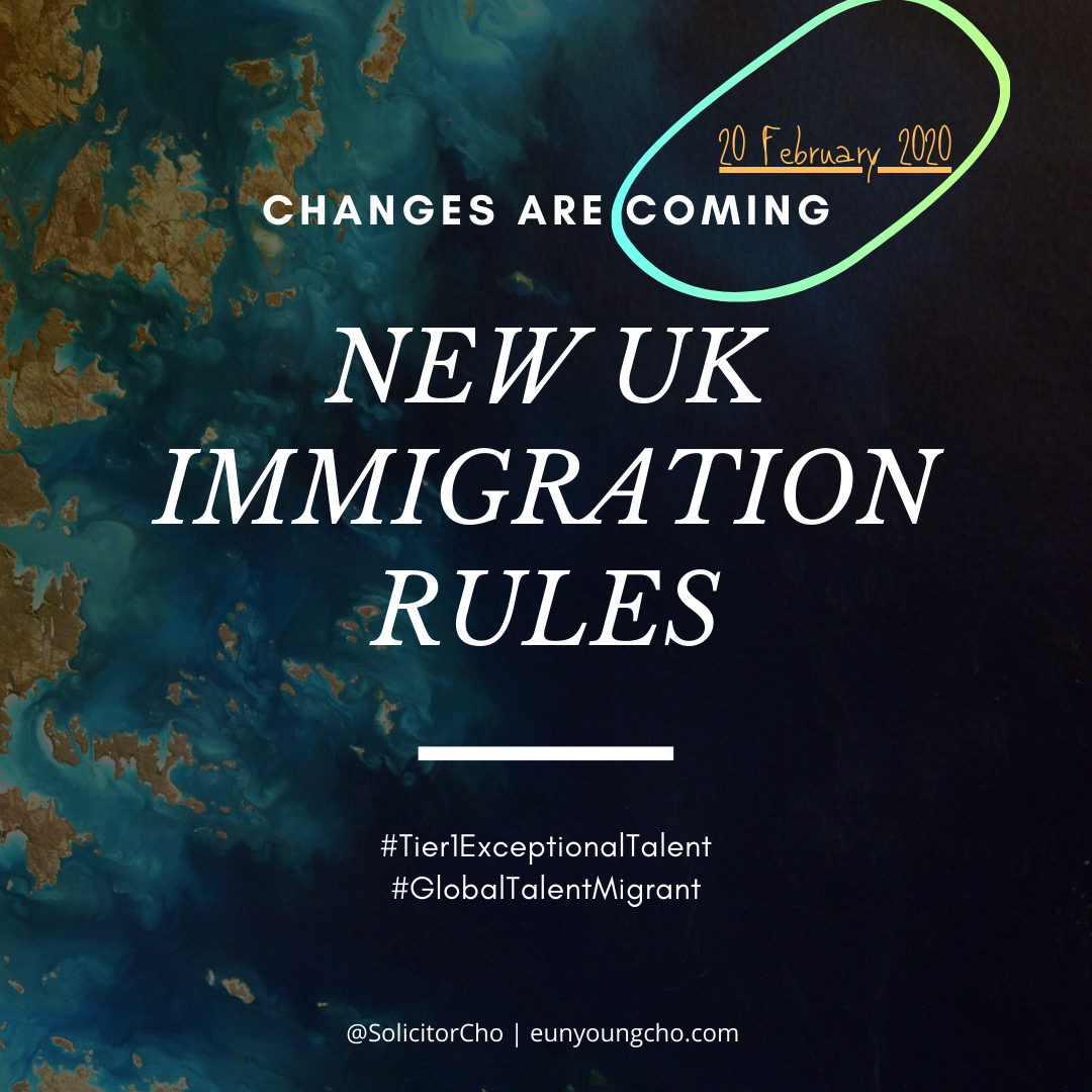 Global Talent Migrants are coming... (Feb 2020)