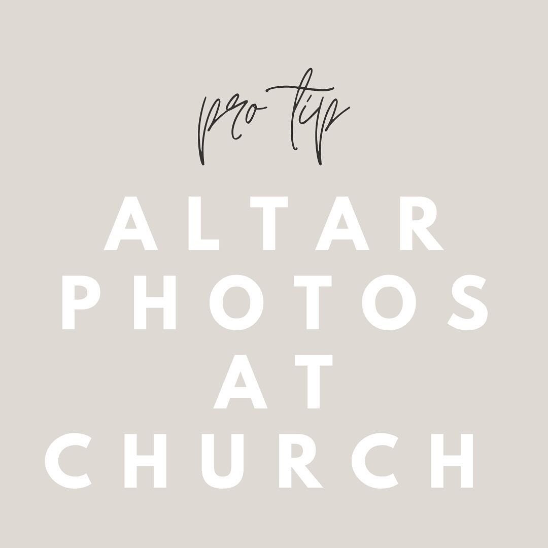 Pro Tip: Want to know the must have piece of the puzzle for flawless altar family photos at church?

Even though I prefer how beautiful skin tones look outside for family photos, I know that your mom or grandma won&rsquo;t stop about the tradition of