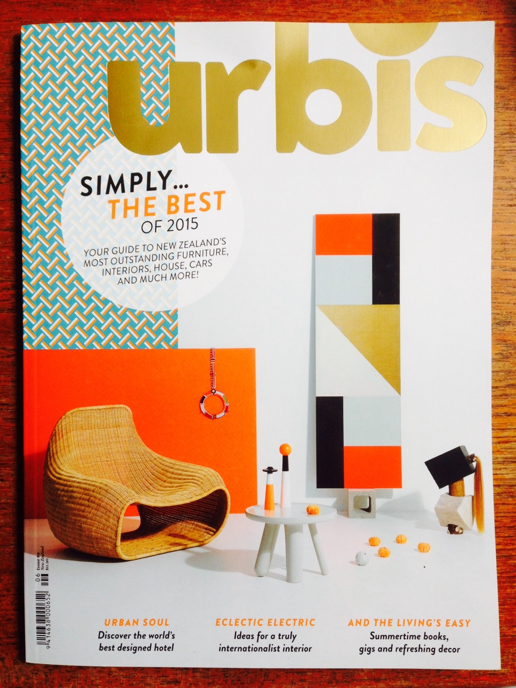 Feature on Urbis Magazine Cover
