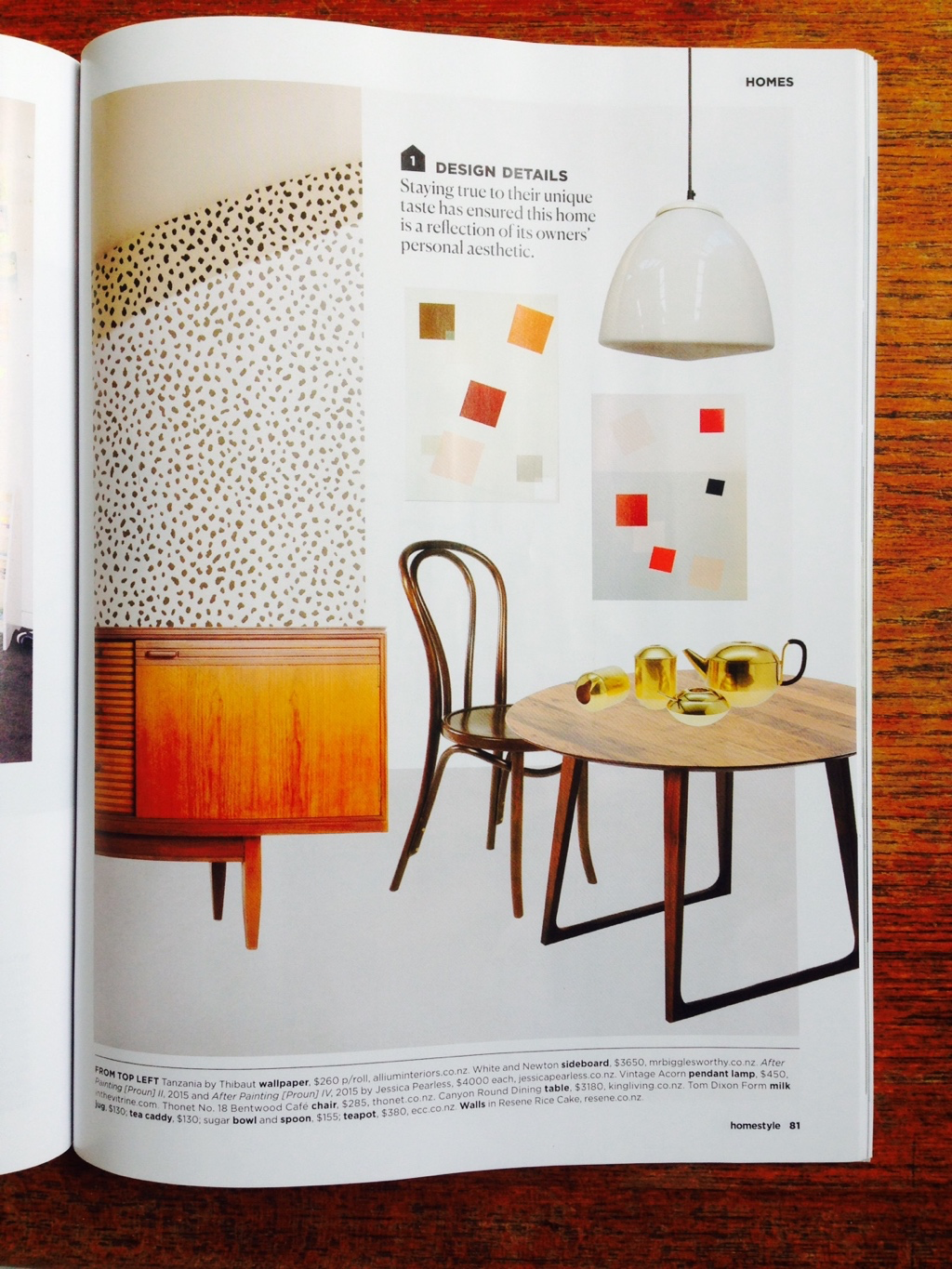 Feature in Homestyle Magazine