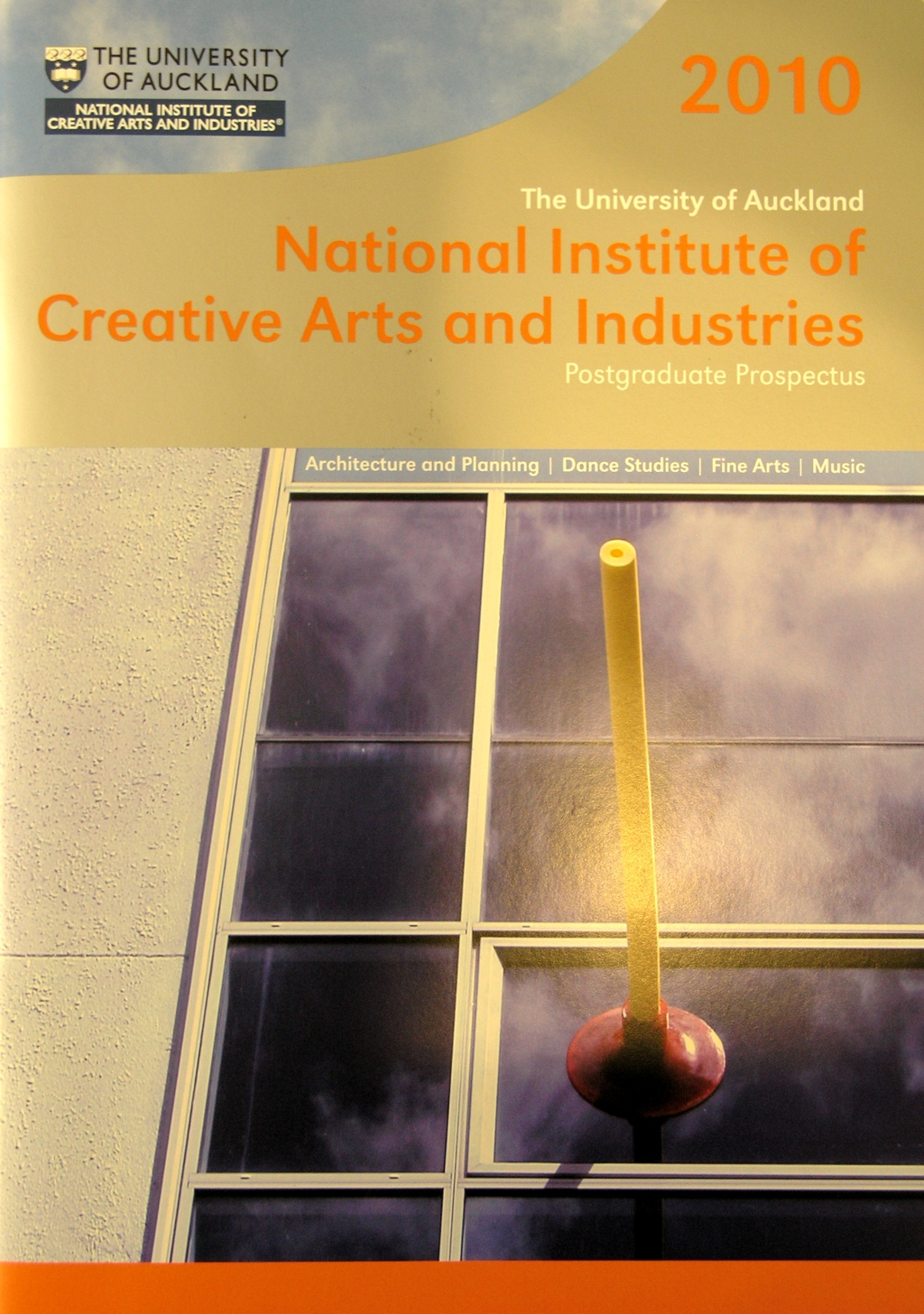 National Institute of Creative Arts and Industries Postgraduate Prospectus Feature