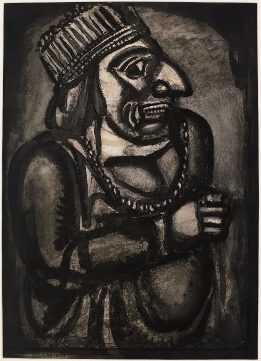 Rouault's etching: We believe ourselves kings