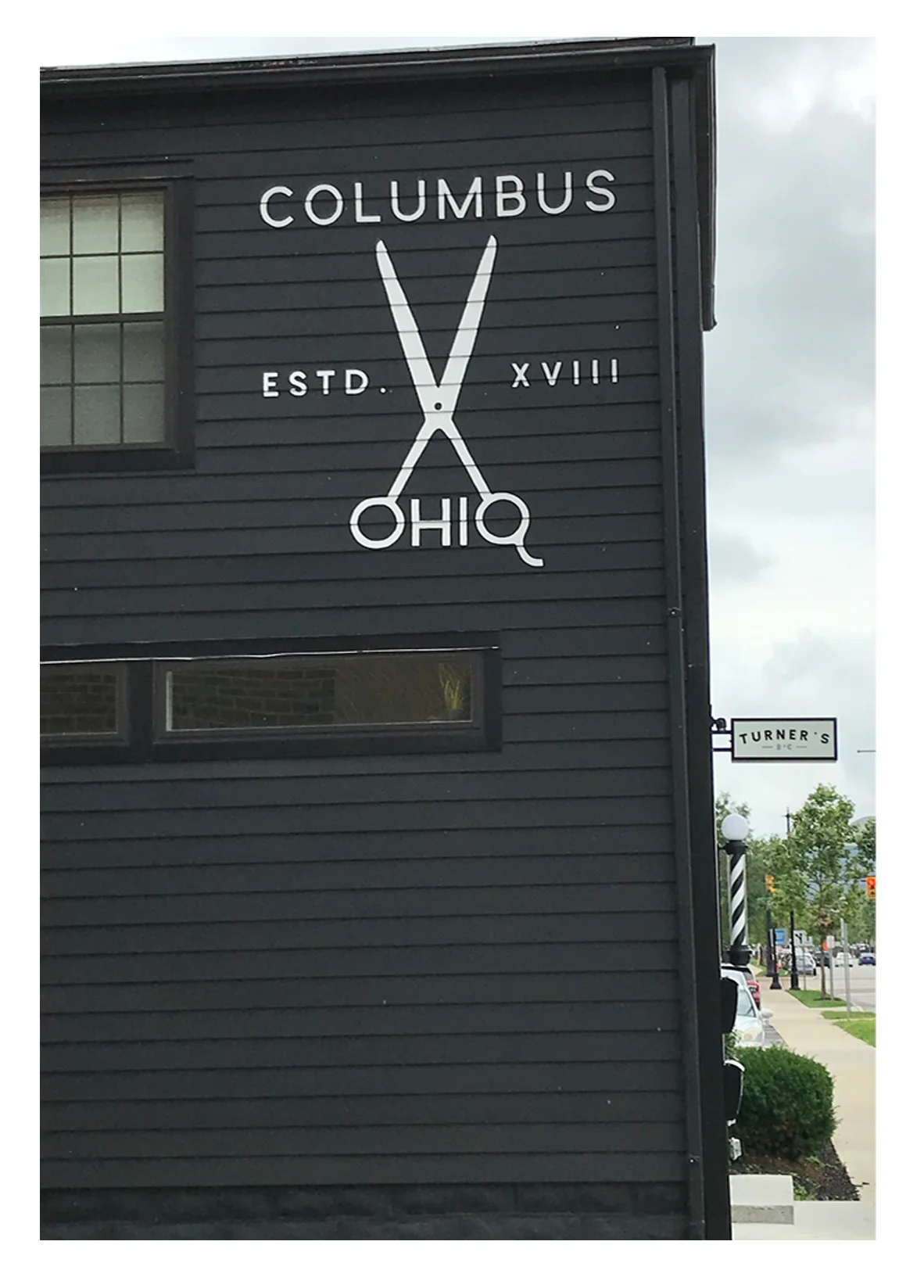 Turner's Barbershop Mural Signage