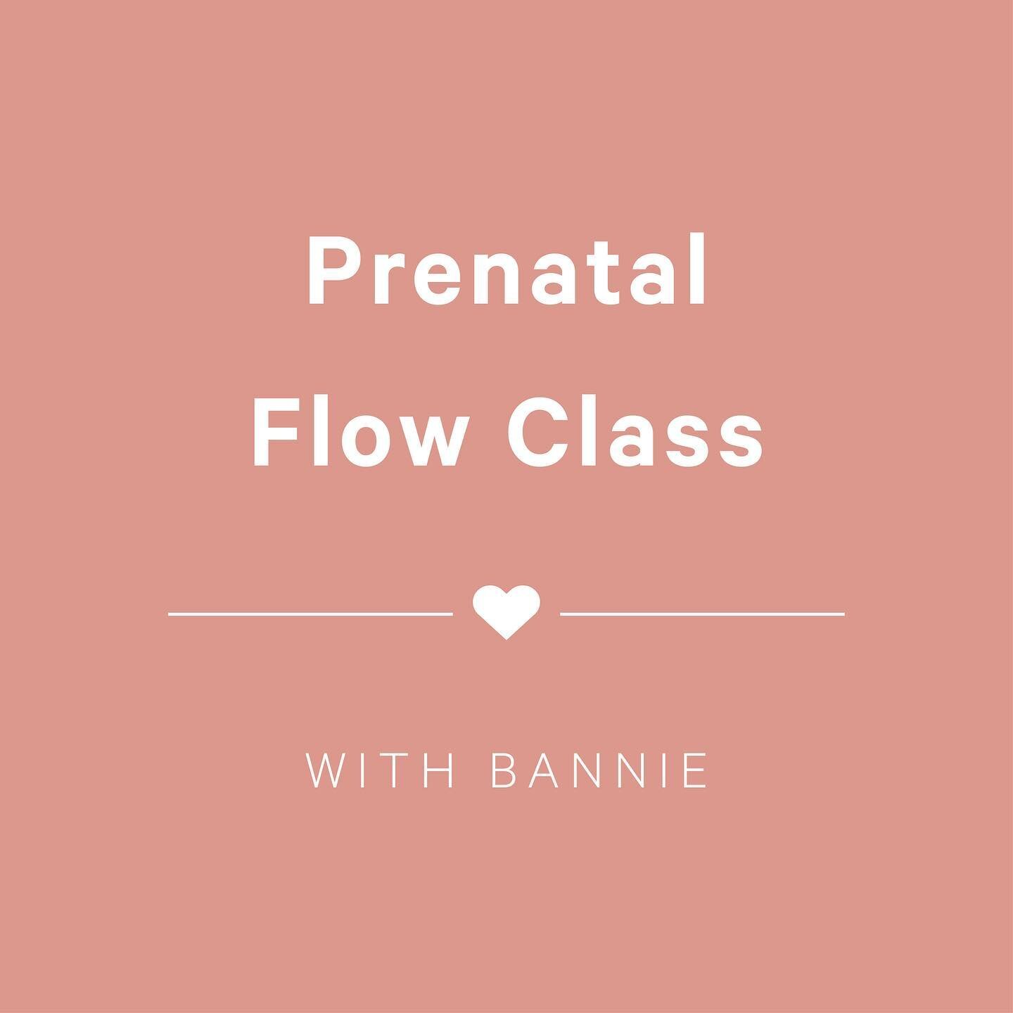 Hey Mamas! We have added a Prenatal Flow with @banniewilliams to our on demand online studio! Head to the link in our bio and you can Flow until your hearts content 💗
