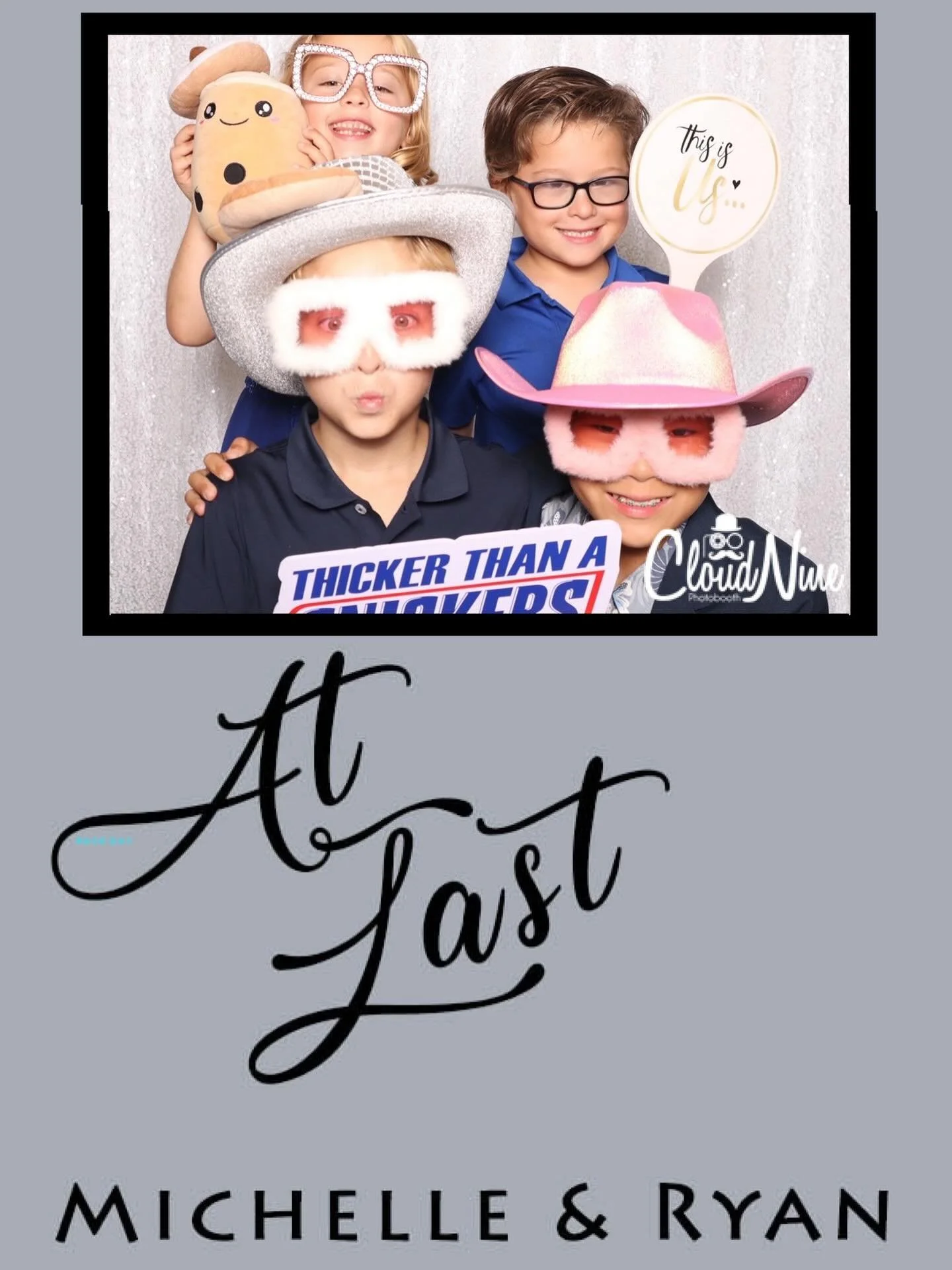 Kids have the most fun in the photobooth. @cloudninephotobooth