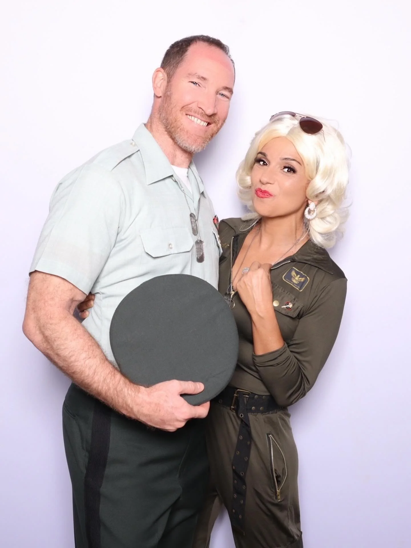 @brookiebearrose scott &amp; brook enjoying Halloween 2025