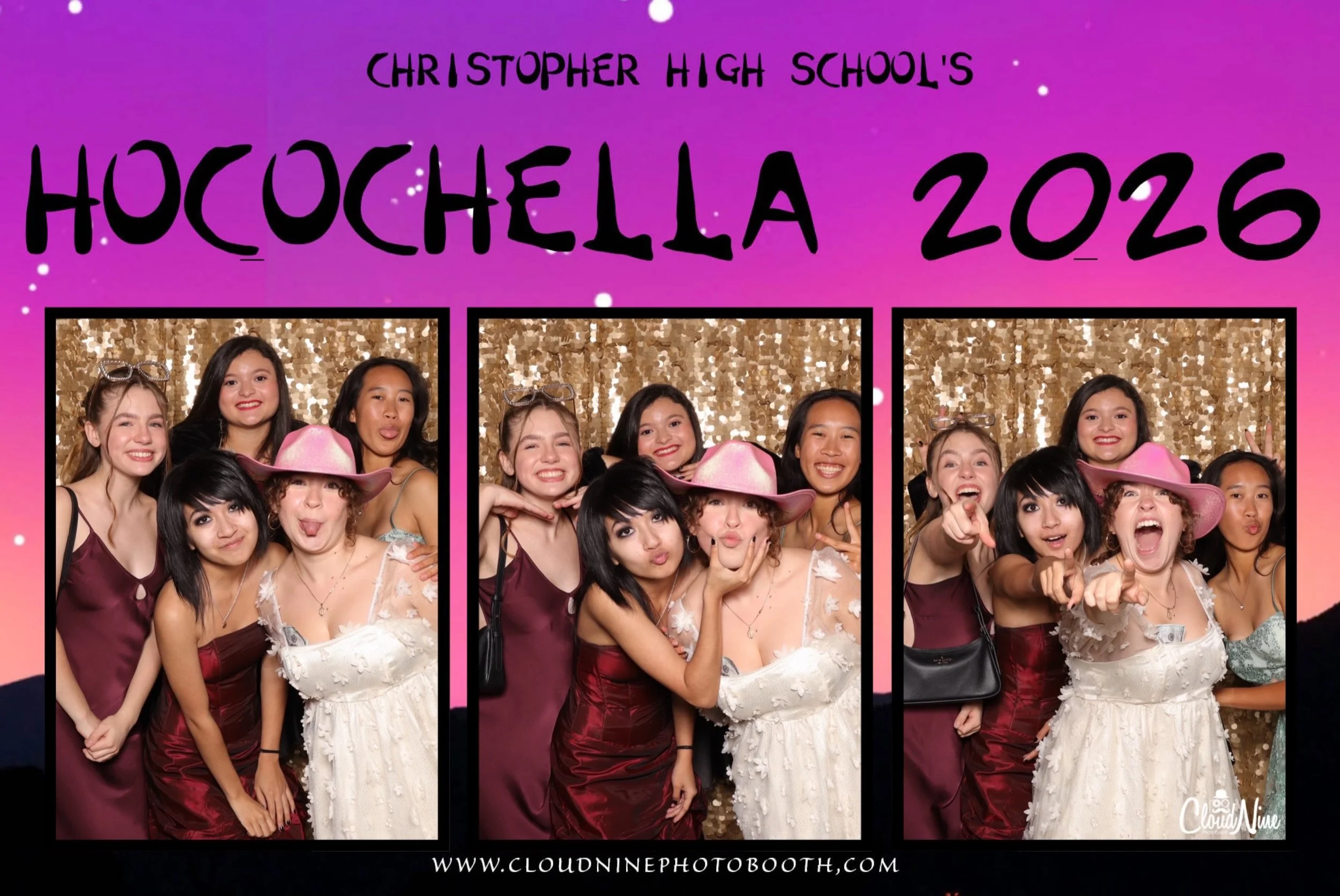 Fun time at #hoco #christopherhigh @cloudnine.photobooth_