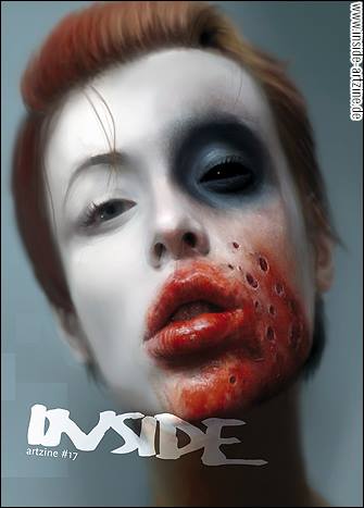 INSIDE artzine #17, Papermagazine A4, 48 p., full color, English, ©2014 Paintings, (digital) collages, sculptures, photos, short stories, poems