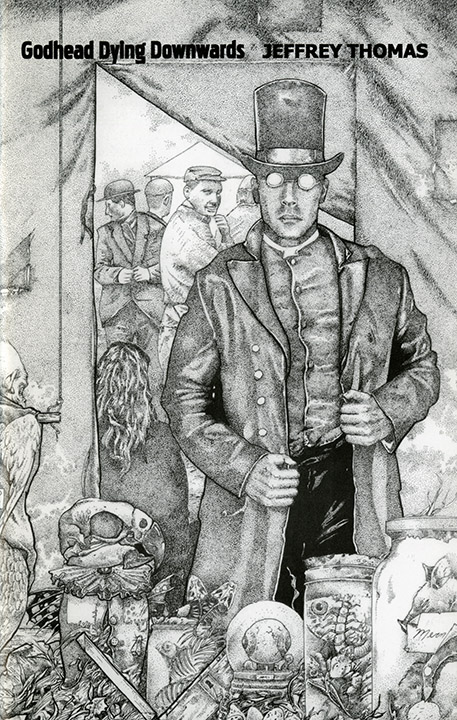 Godhead Dying Downward, Jeffrey Thomas, 2003. Illustrated by Richard A. Kirk.