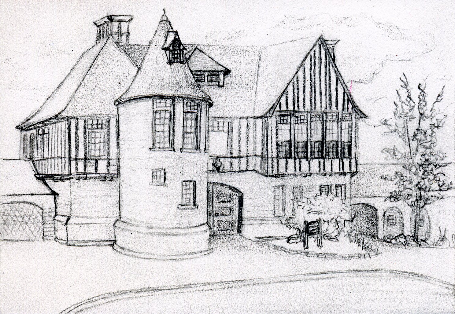 Sketch of Dalrymple Boathouse