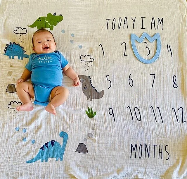 Rawr x3! What an incredibly entertaining and talkative month with our chatty-saurus 🥰🦕 He&rsquo;s been trying to converse with us every single day, declared his best friend, and greets us each morning with a smile and giggle. I swear it gets more f