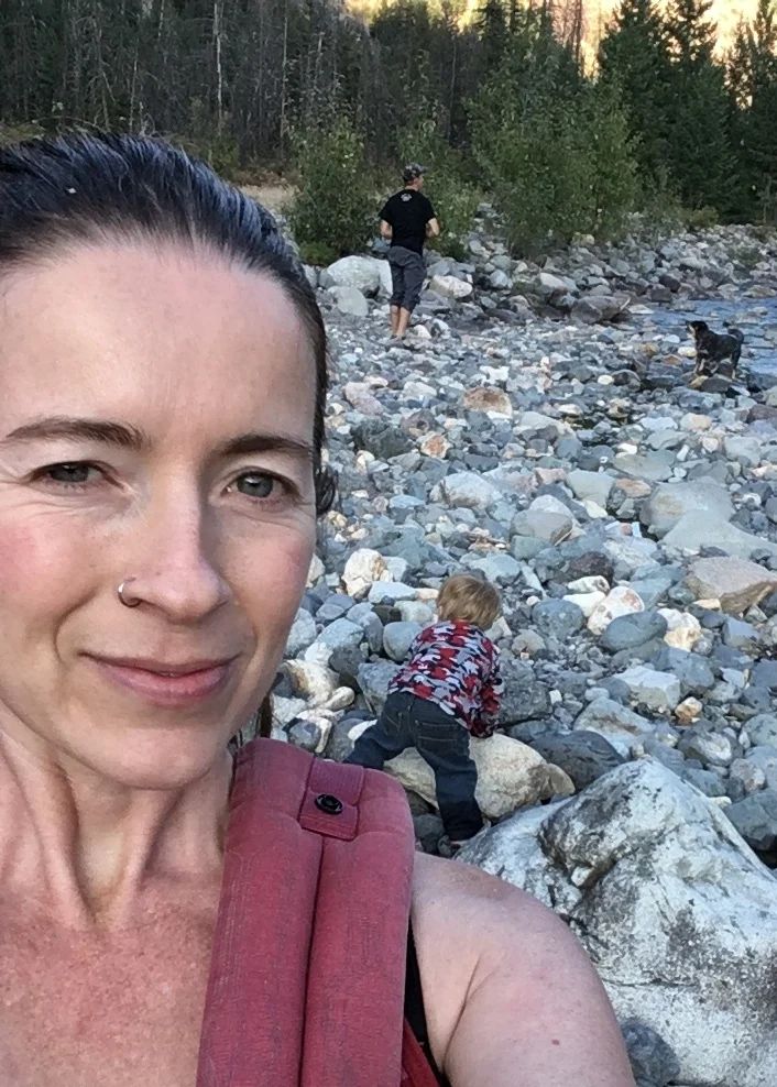 Picture of Olivia Duren exploring with family and doggo.