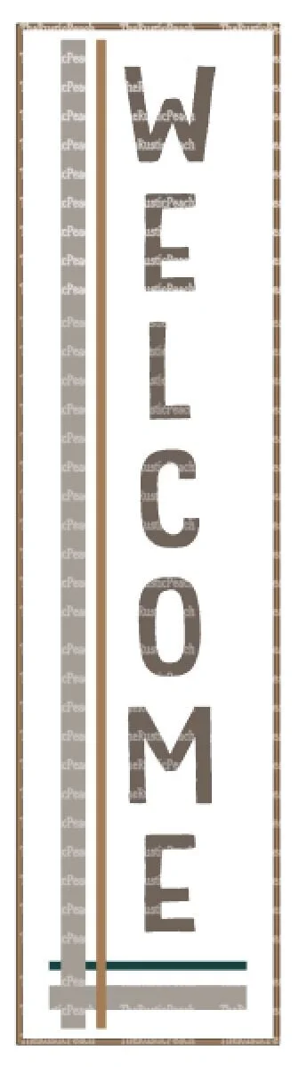 Welcome w Stripes.JPG