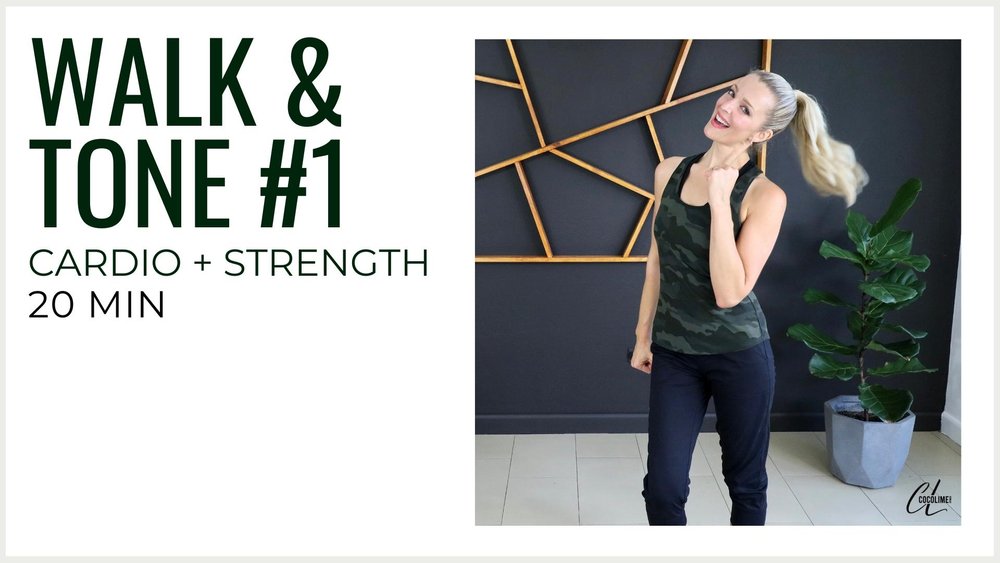 20 Min Walk &amp; Tone #1 Cardio + Strength