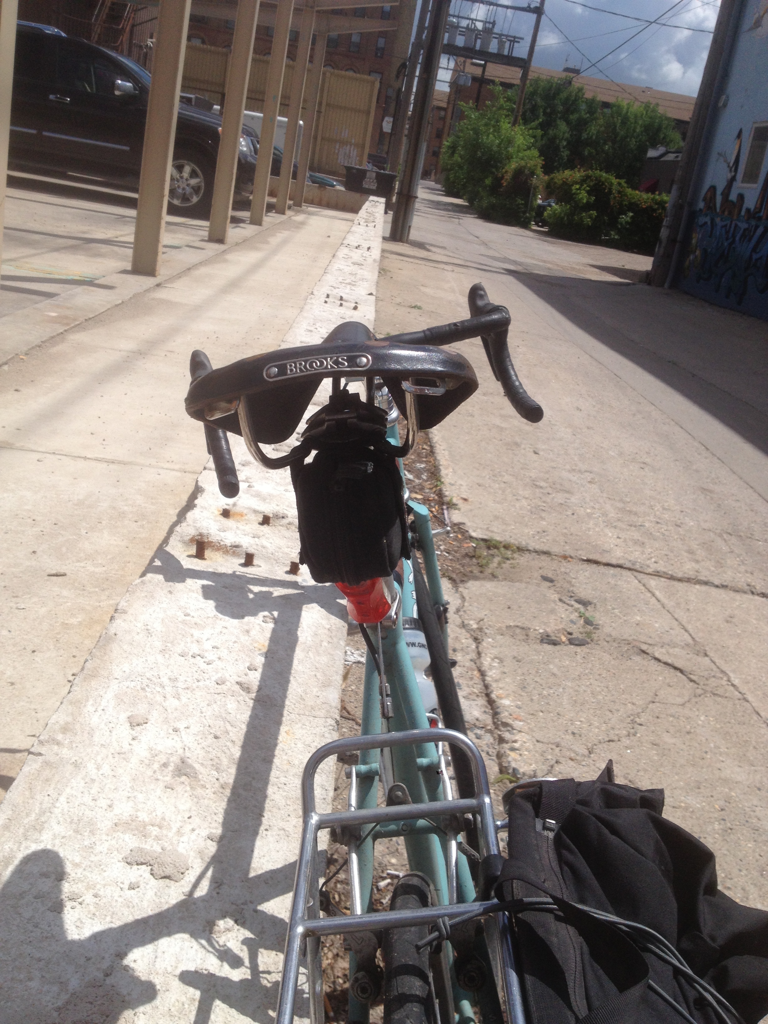 Brooks saddle, Nitto rack, what else could a cyclist need?