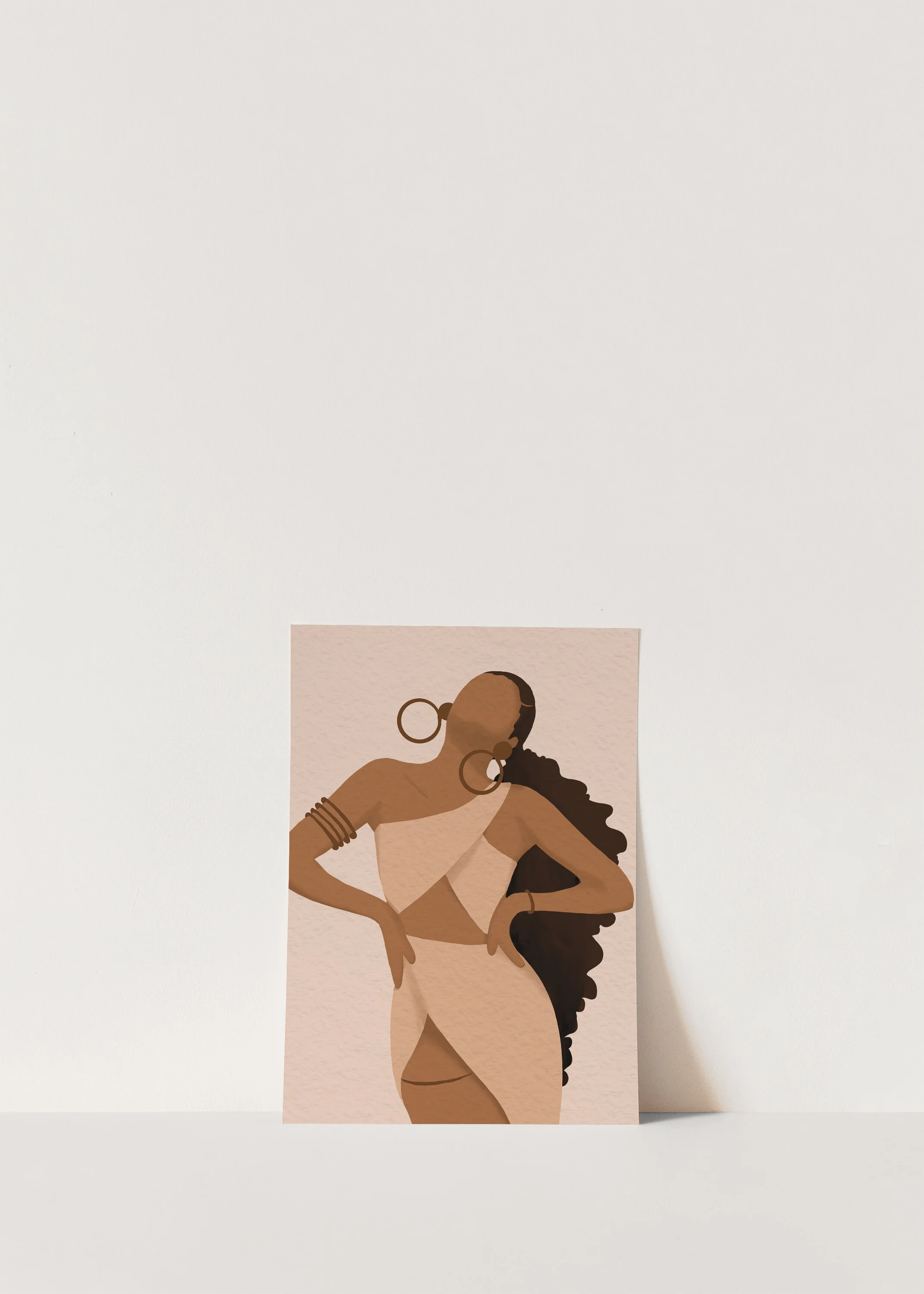 I have arrived | Boho Chic Black Woman Print Art