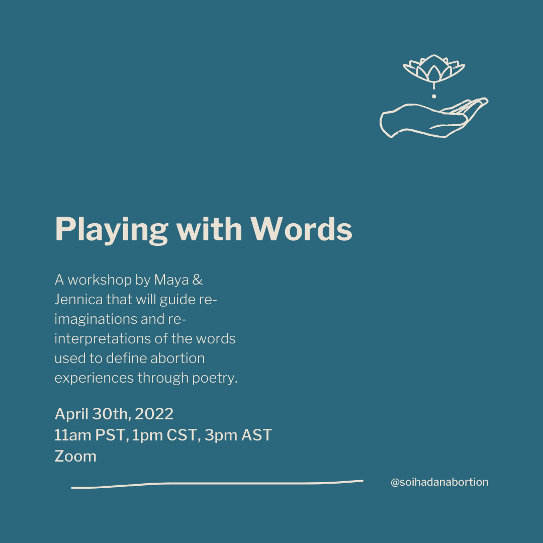 Playing with Words: (Re)Framing Abortion Experiences with Poetry