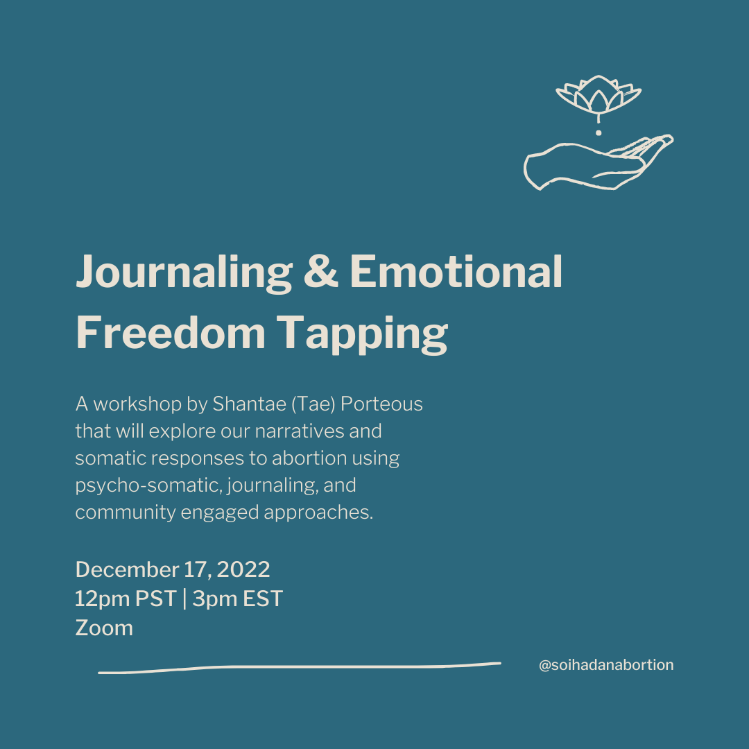 Journaling & Emotional Freedom Tapping