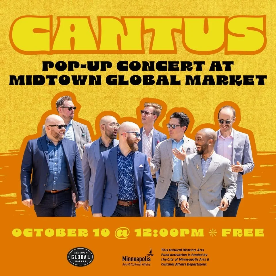 Cantus Pop-Up Concert at Midtown Global Market!