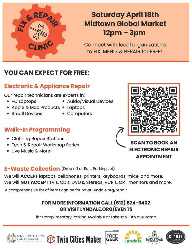 Fix-It Clinic Event w/ Lyndale Neighborhood Association