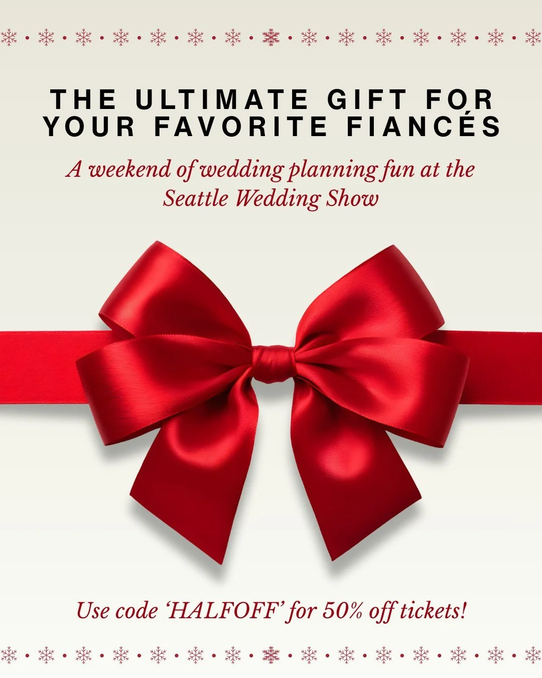 Skip the monogrammed towels&mdash;give the engaged couple in your life something they&rsquo;ll actually use. A weekend at the Seattle Wedding Show means planning help, sweet samples, and unforgettable memories together.

It&rsquo;s the perfect presen