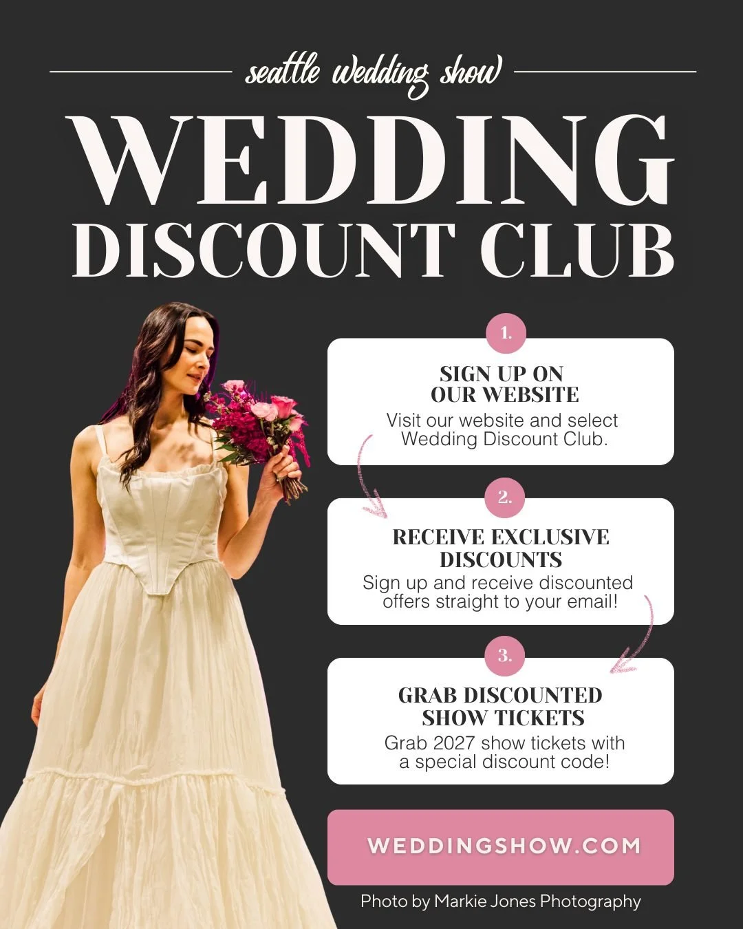 Planning a wedding and feeling a little overwhelmed? We&rsquo;ve got you. 💕

If you want to discover amazing vendors and save a little money along the way, the Wedding Discount Club is your new best friend.

You&rsquo;ll get access to exclusive deal
