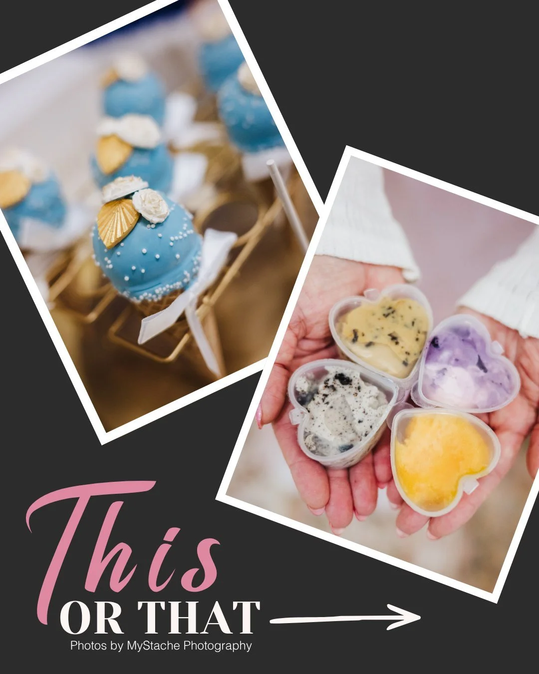 It&rsquo;s time for a little This or That!

When it comes to wedding details, every couple has their own style &mdash; the fun part is figuring out what speaks to you.

Swipe through and cast your votes in the comments. We want to know where your sty