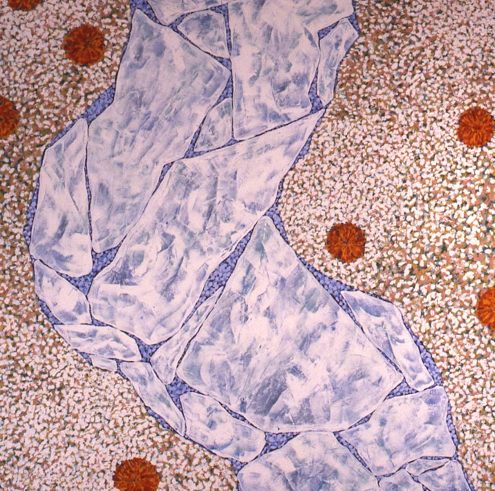 Ohio Landscape (10) oil on canvas 5'2"x5'2" April1986