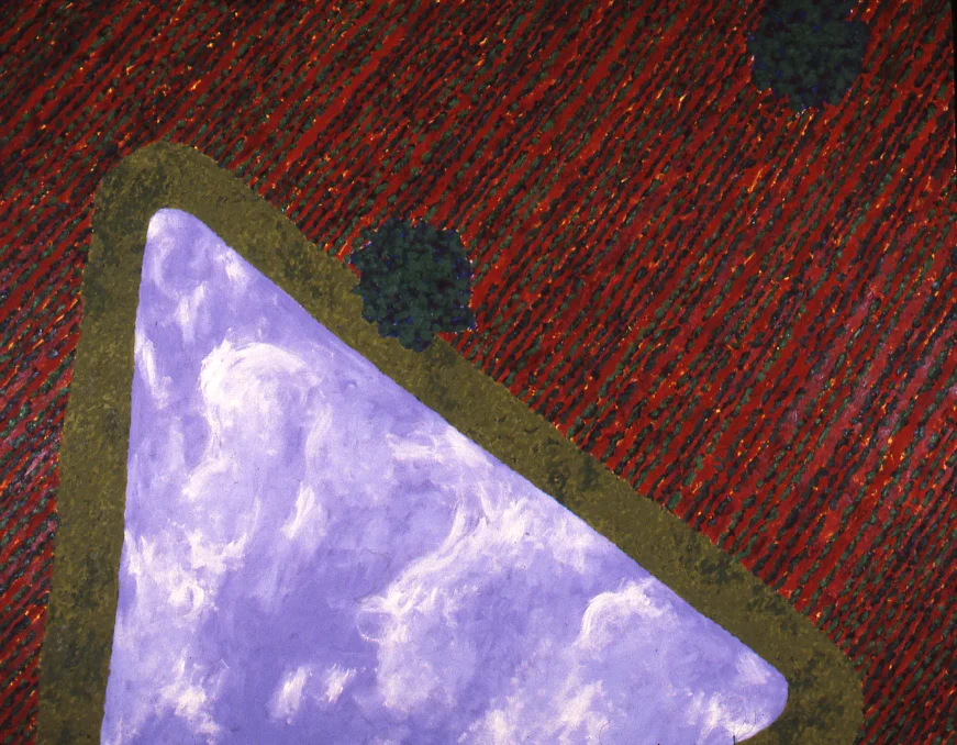 Ohio Landscape (7) oil on canvas 5'2"x6'6" Jan 1986
