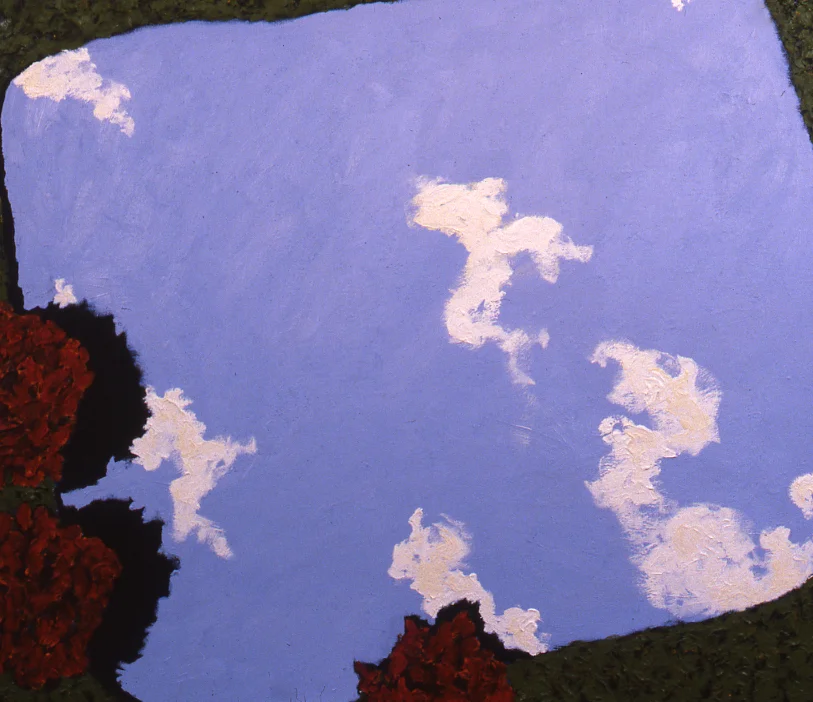Ohio Landscape (2) oil on canvas 40x47" July 1984