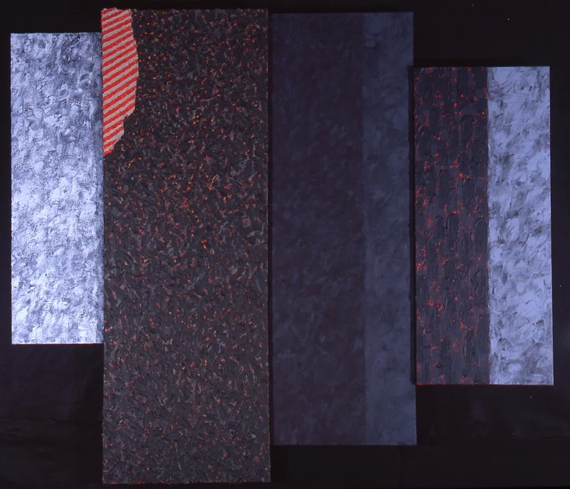 TheWolfman acrylic on canvas 71x81" Sept 1993