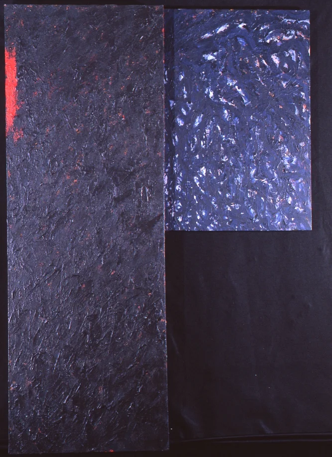 Bela's Warning acrylic on canvas 71.25"x49" Oct 1991