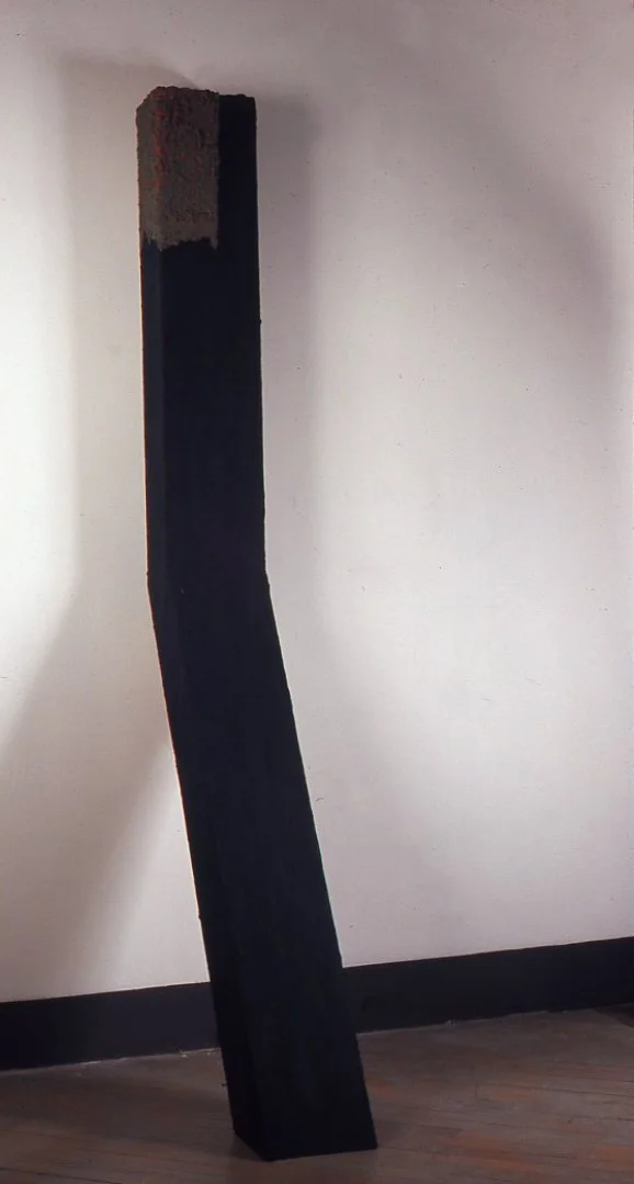 Root acrylic on wood 2006 94x35x10"