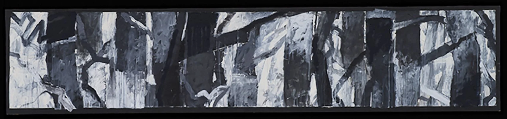 The Walk Home collage/arcylic 22x102.75x5.75" 1995-April 2006
